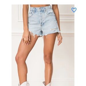 Agolde Jaden High Rise Denim Shorts (size 24)